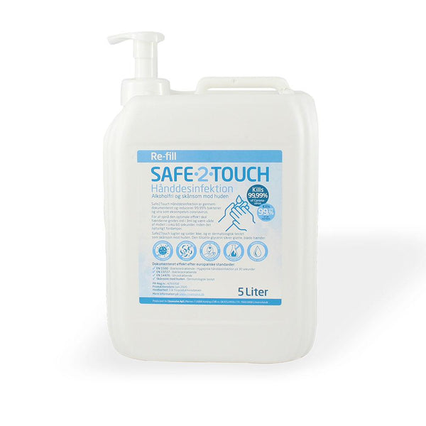 Safe2Touch - Händedesinfektion - 5 Liter